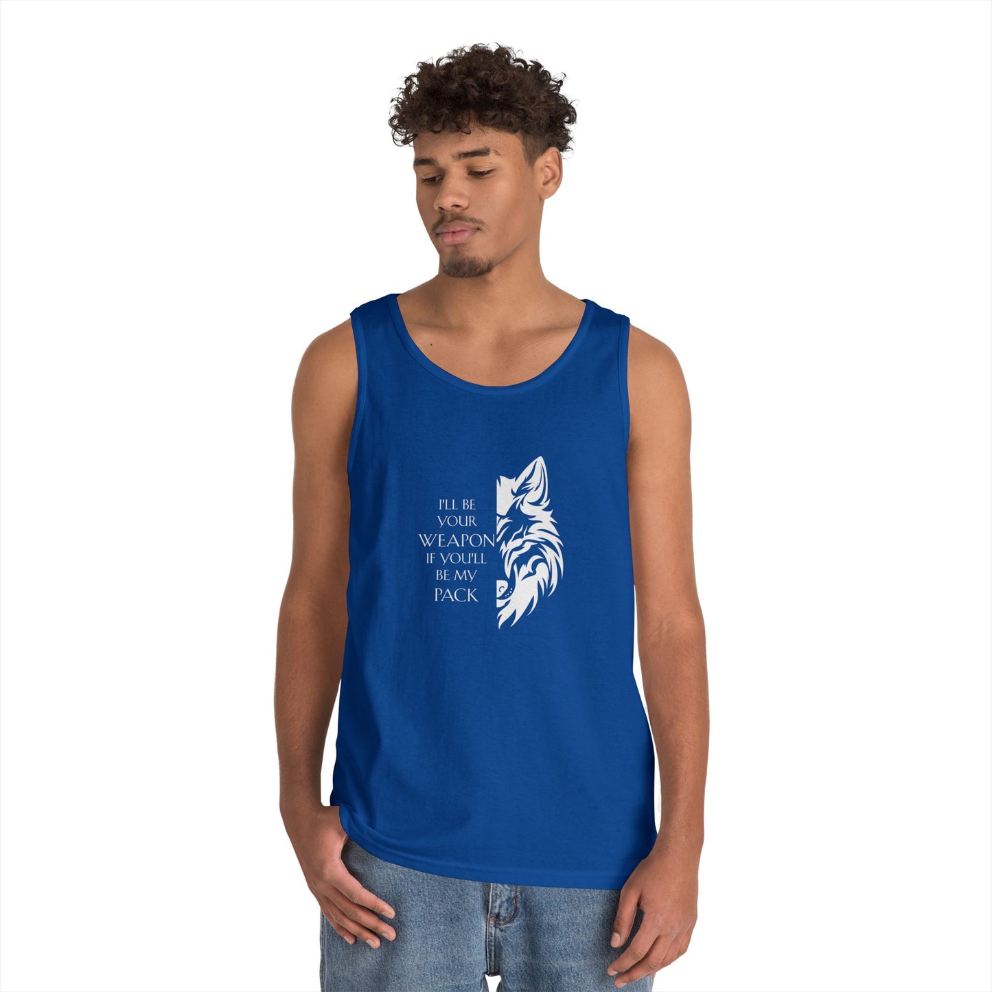 Soulbound: White Pack Quote Unisex Tank Top
