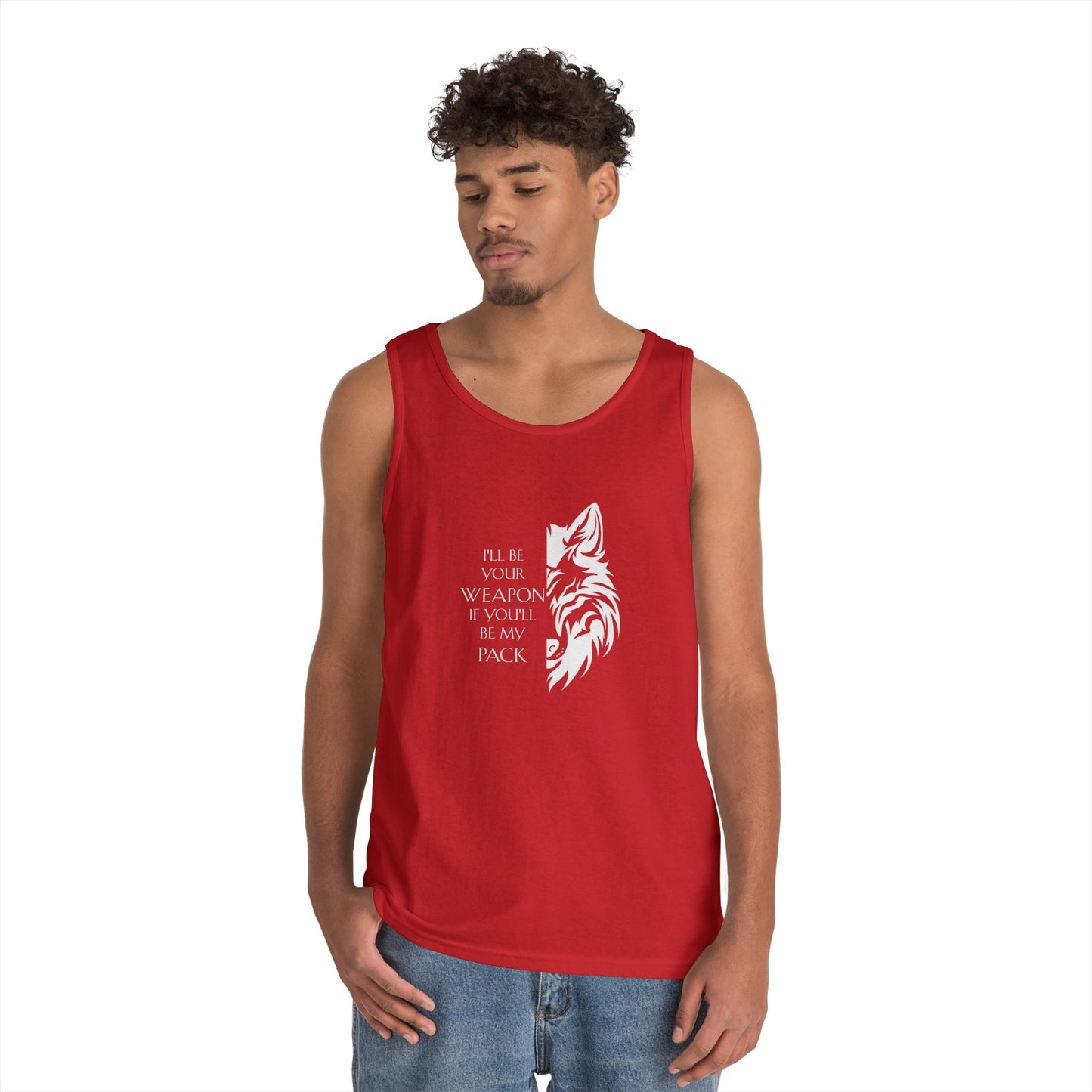 Soulbound: White Pack Quote Unisex Tank Top