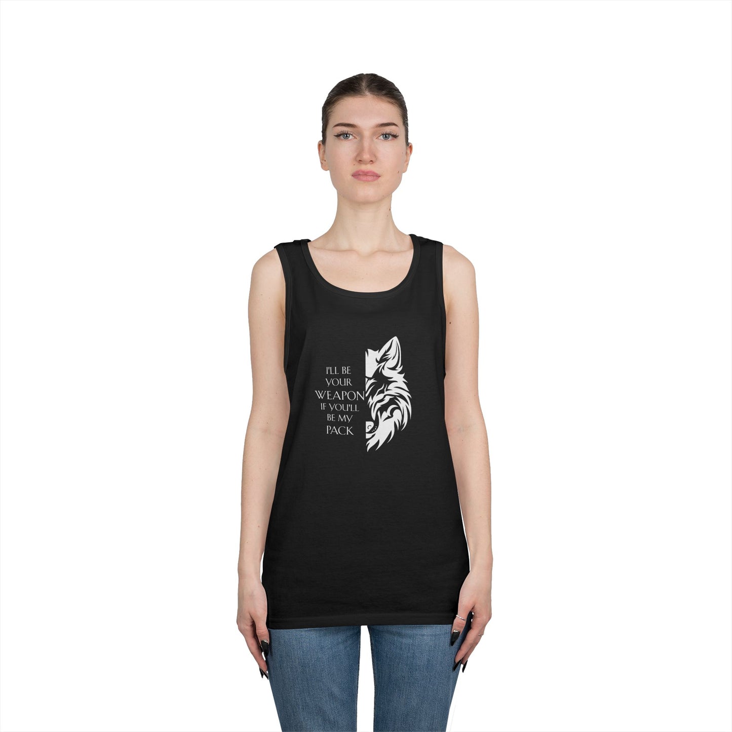 Soulbound: White Pack Quote Unisex Tank Top