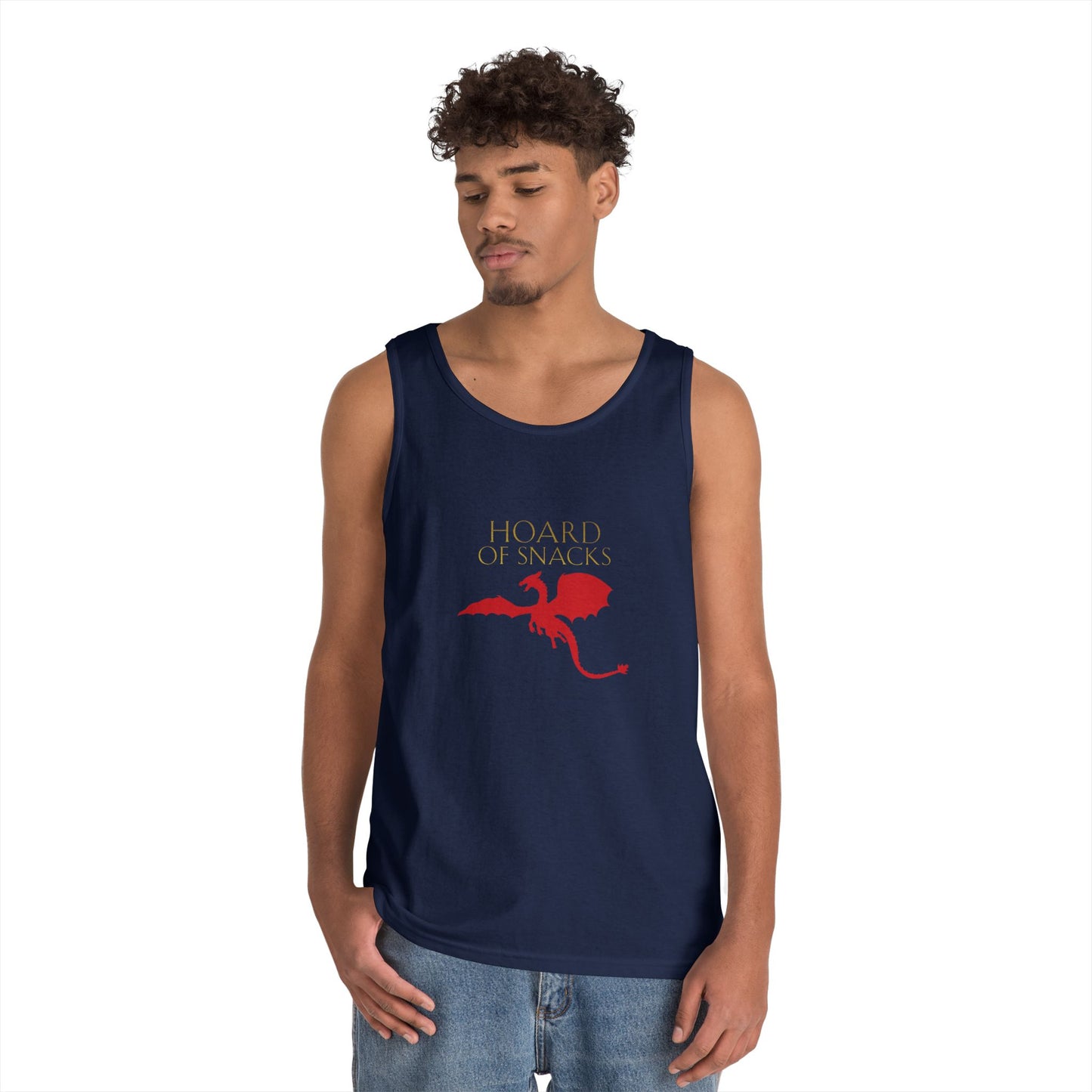Soulbound: Hoard of Snacks Gold/Red Unisex Tank Top