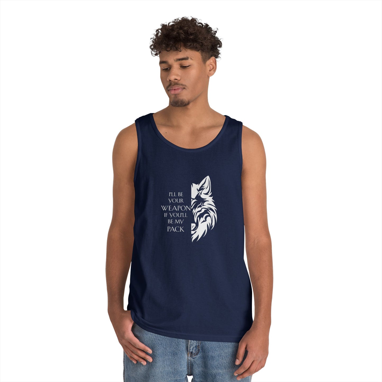 Soulbound: White Pack Quote Unisex Tank Top