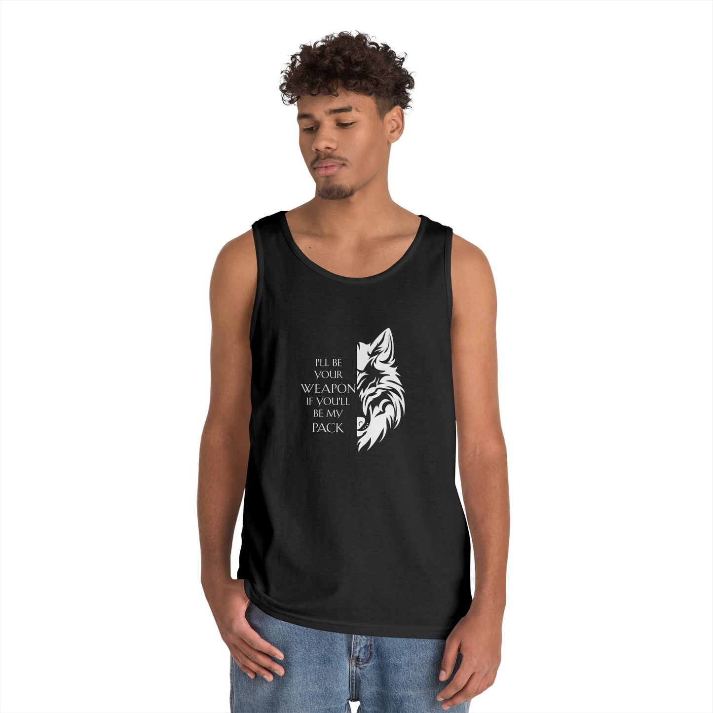 Soulbound: White Pack Quote Unisex Tank Top
