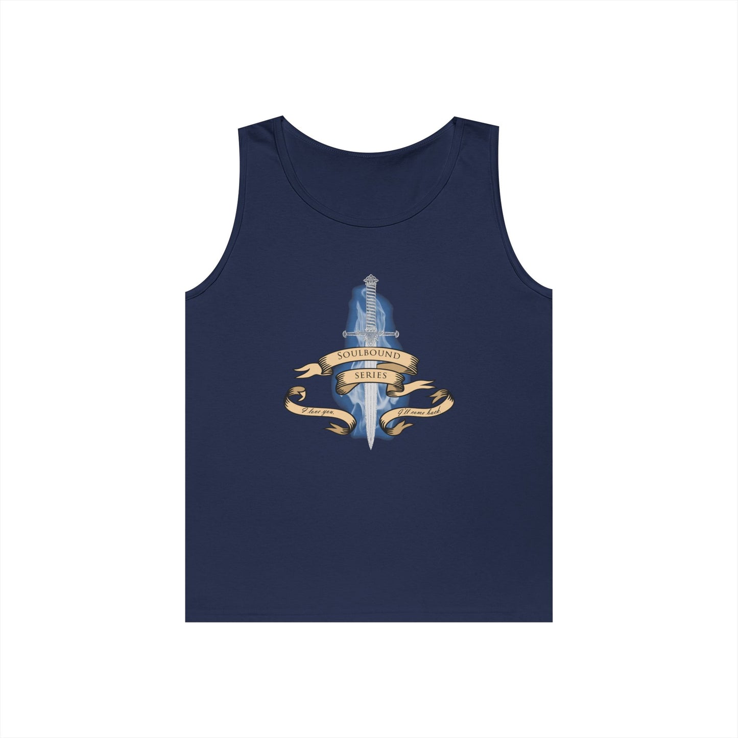 Soulbound: I'll Come Back Dagger Quote Unisex Tank Top