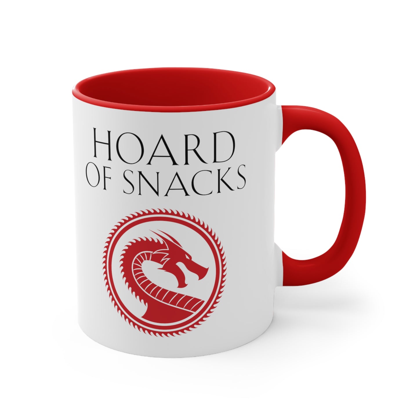 Soulbound: Hoard of Snacks Black/Red Coffee Mug, 11oz