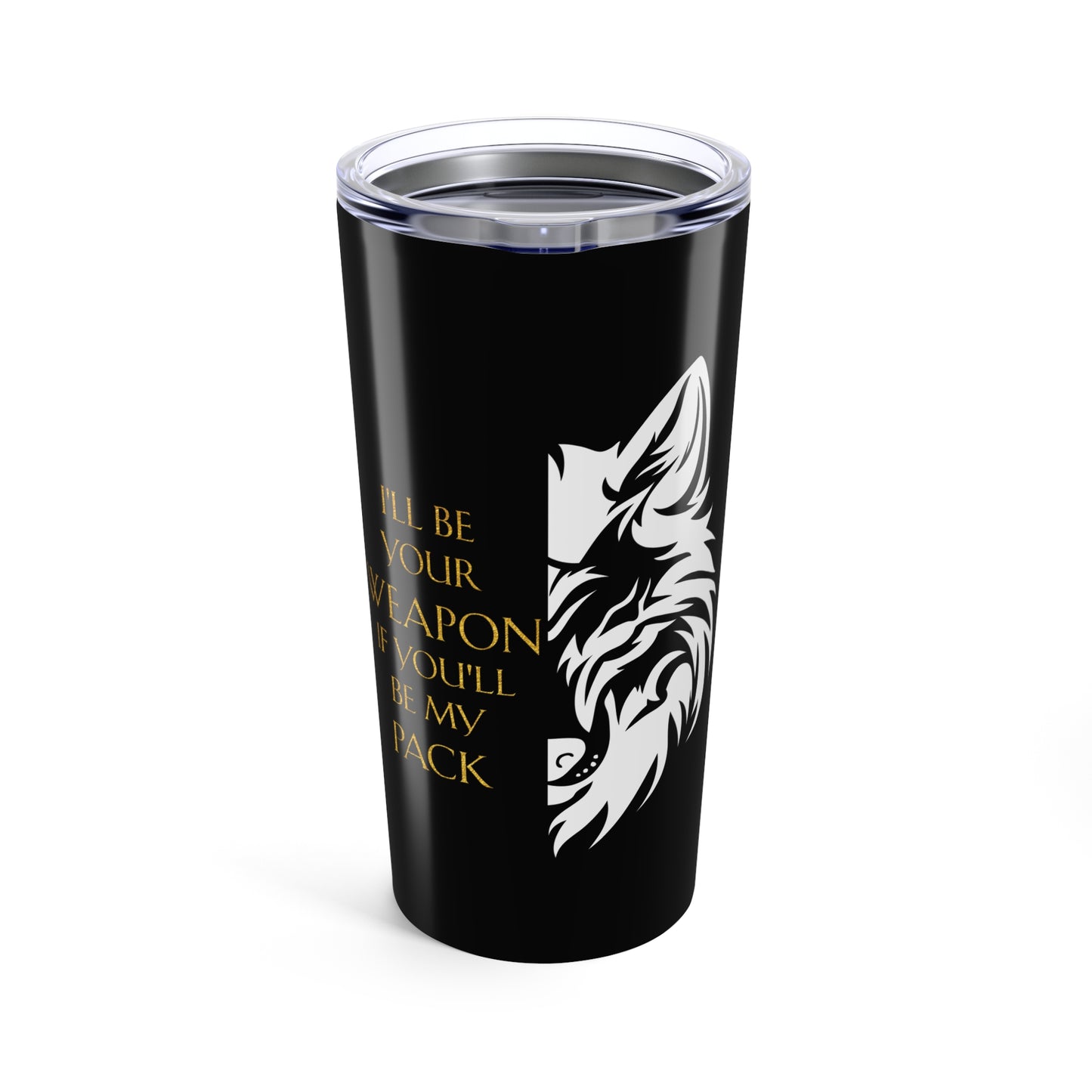 Soulbound: Gold/White Pack Quote Tumbler 20 oz