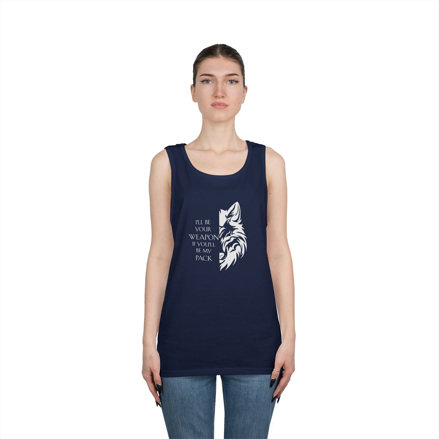 Soulbound: White Pack Quote Unisex Tank Top