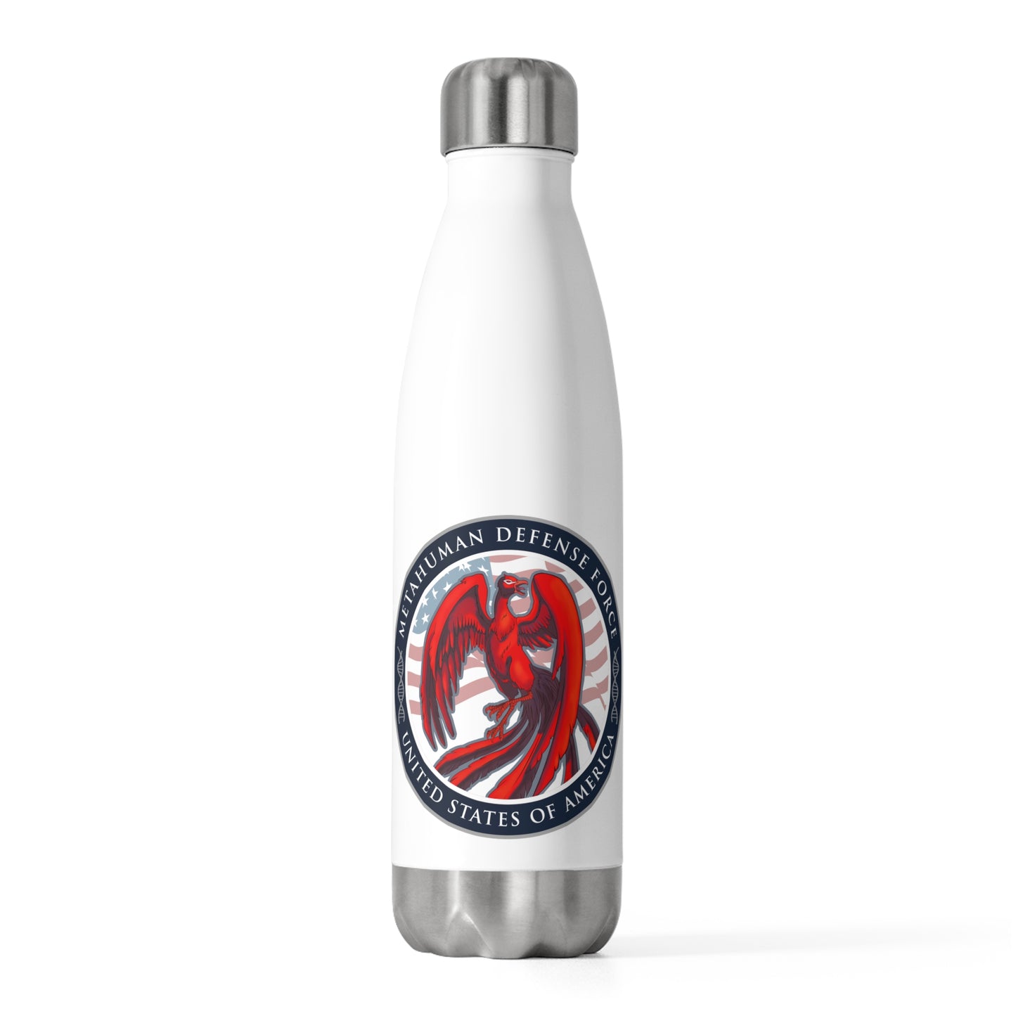 Metahuman Files: Metahuman Defense Force Agency Seal 20oz Insulated Bottle