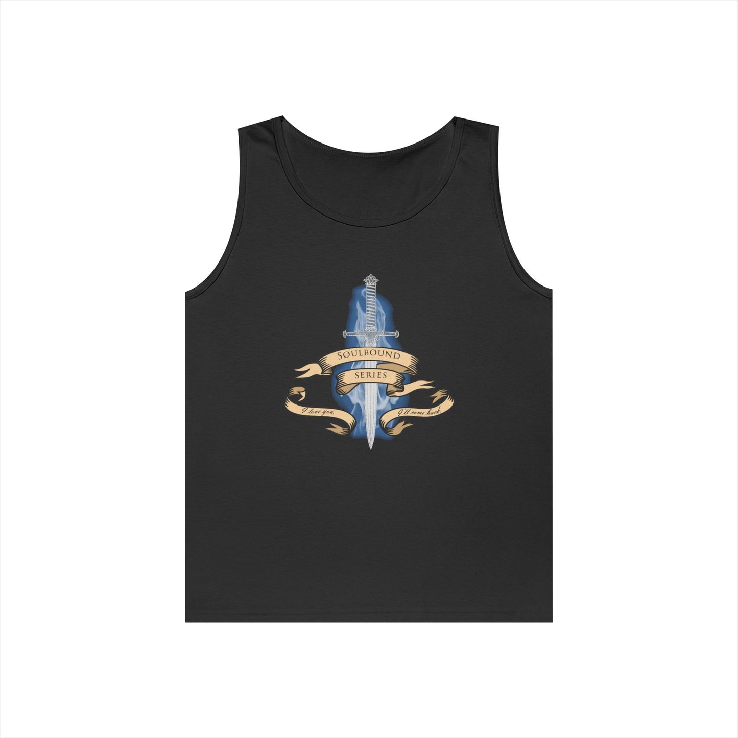Soulbound: I'll Come Back Dagger Quote Unisex Tank Top