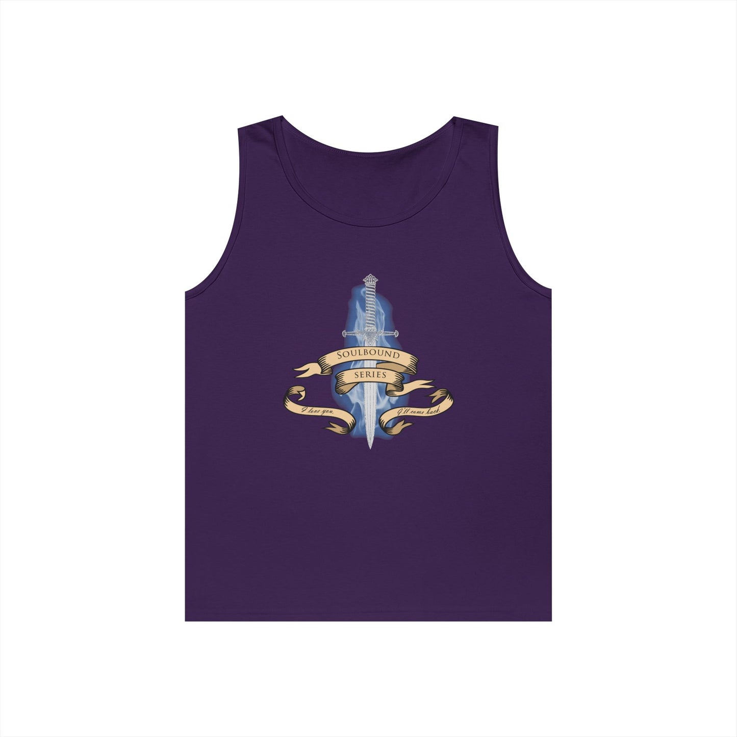 Soulbound: I'll Come Back Dagger Quote Unisex Tank Top