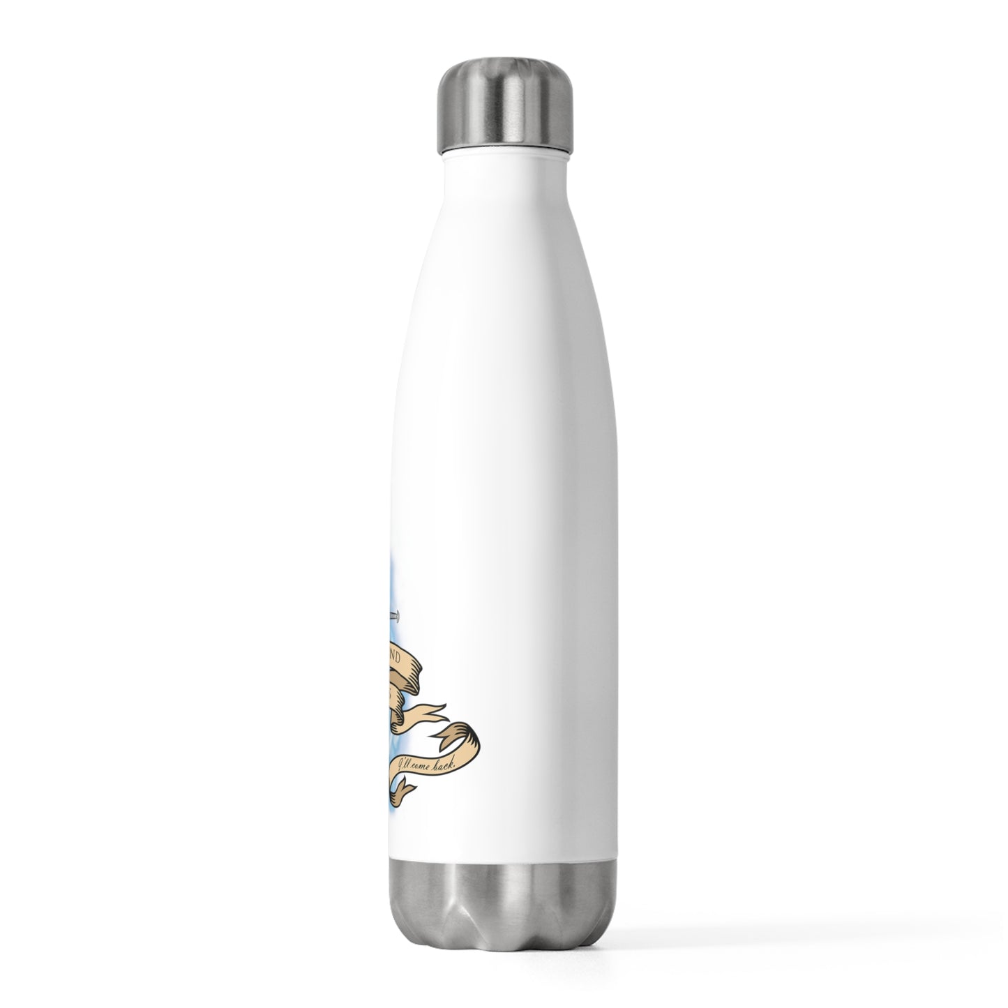 Soulbound: I'll Come Back Dagger Quote 20oz Insulated Bottle