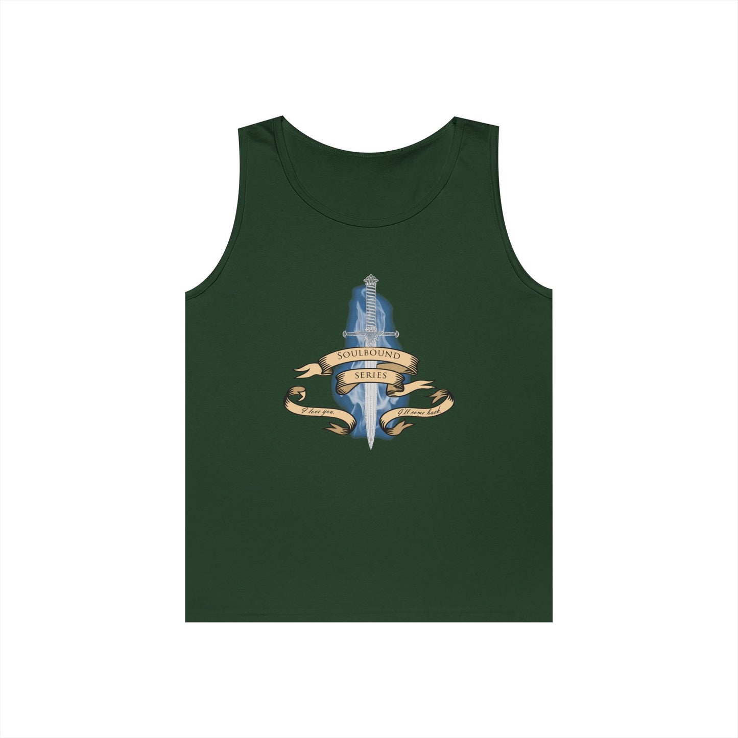 Soulbound: I'll Come Back Dagger Quote Unisex Tank Top
