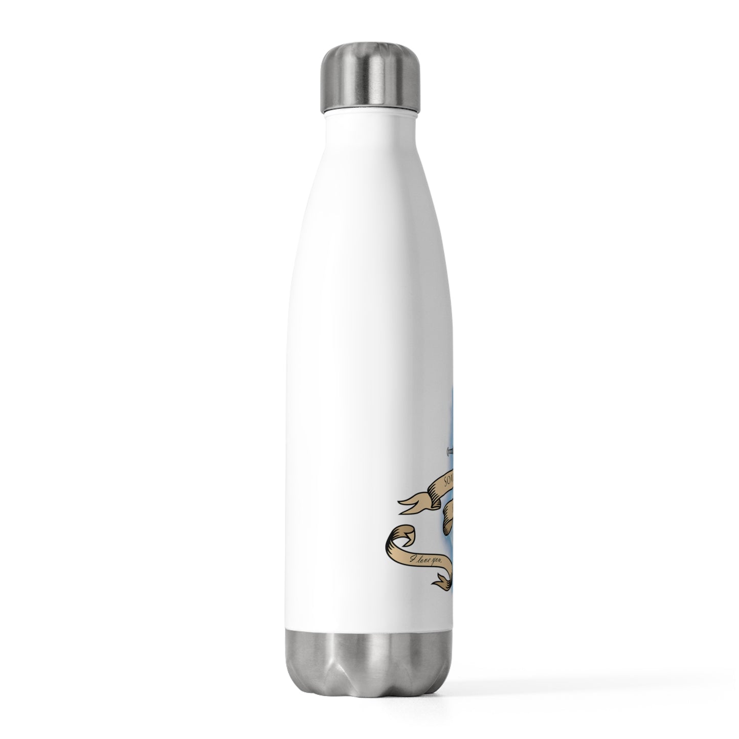 Soulbound: I'll Come Back Dagger Quote 20oz Insulated Bottle