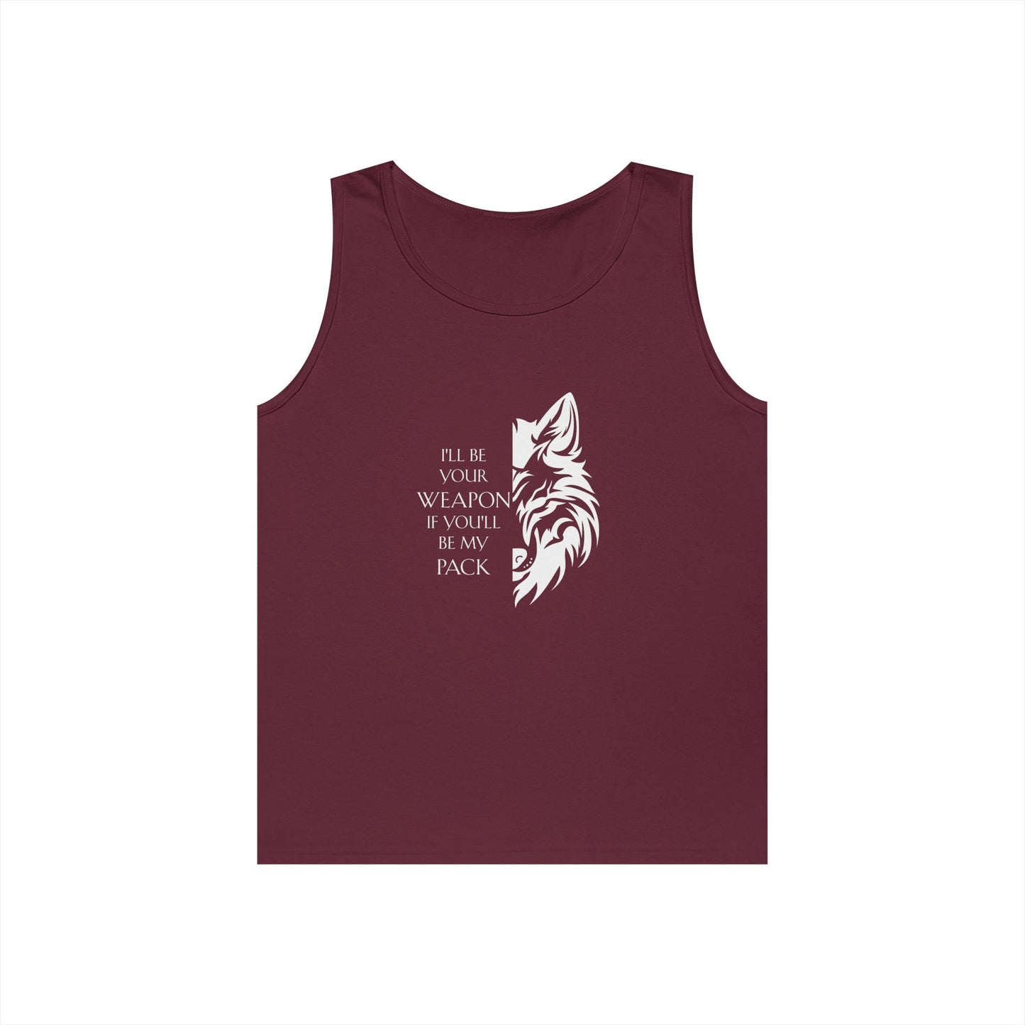 Soulbound: White Pack Quote Unisex Tank Top