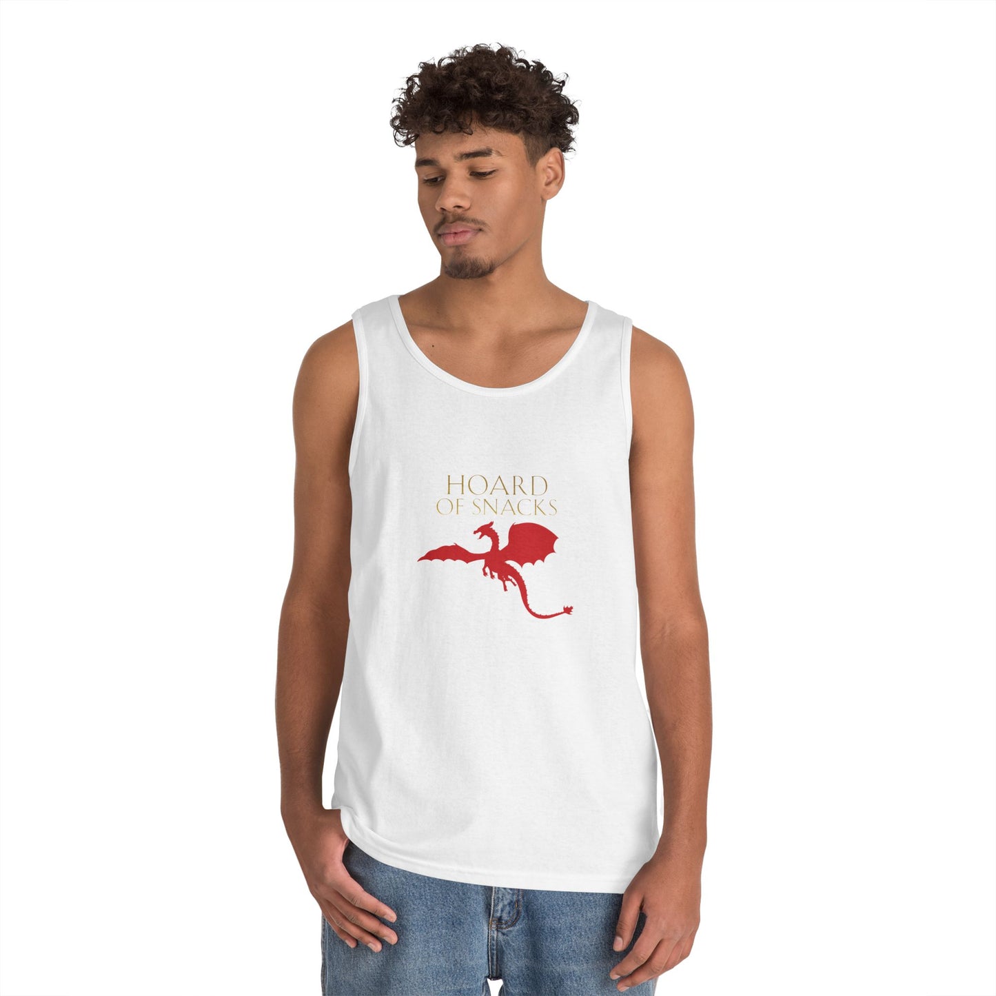 Soulbound: Hoard of Snacks Gold/Red Unisex Tank Top