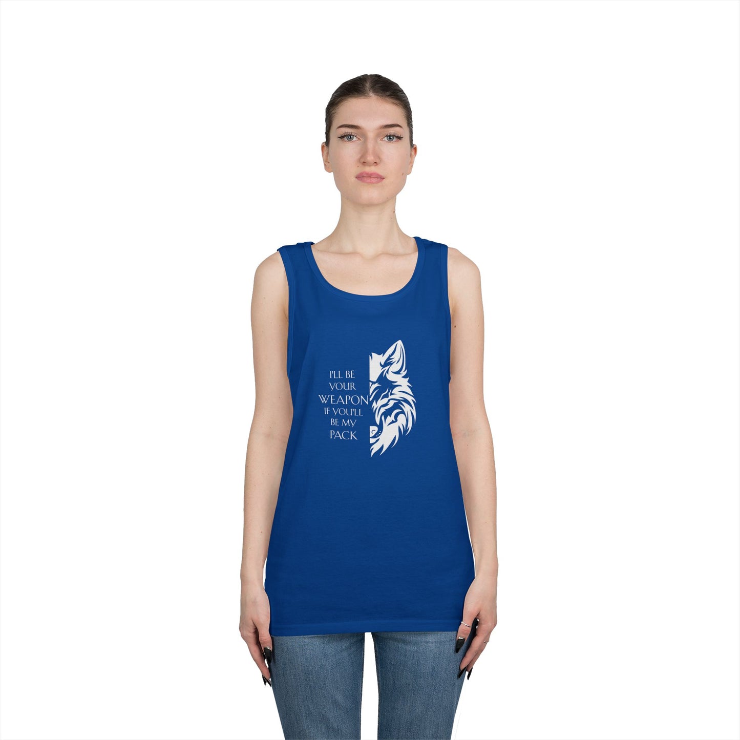 Soulbound: White Pack Quote Unisex Tank Top