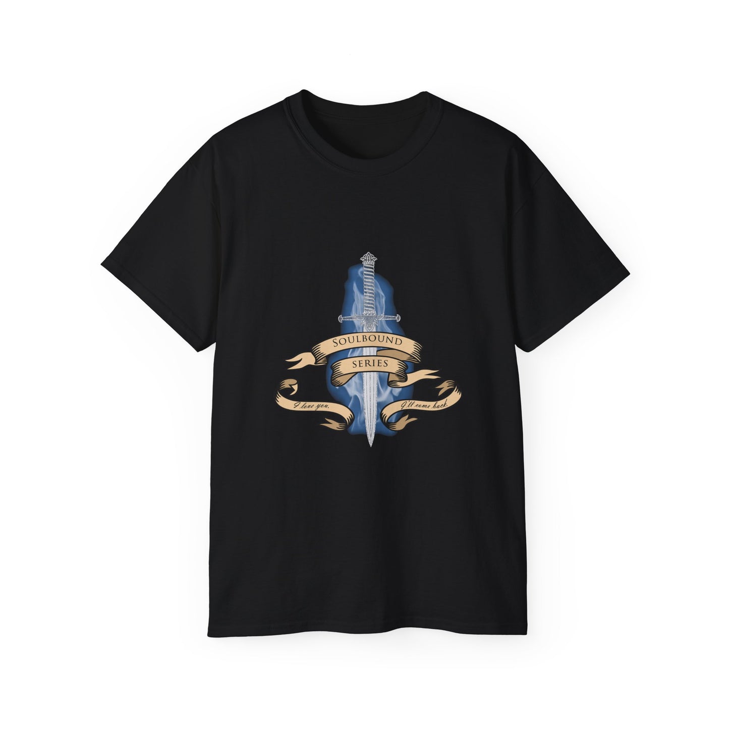 Soulbound: I'll Come Back Dagger Quote Unisex Tee